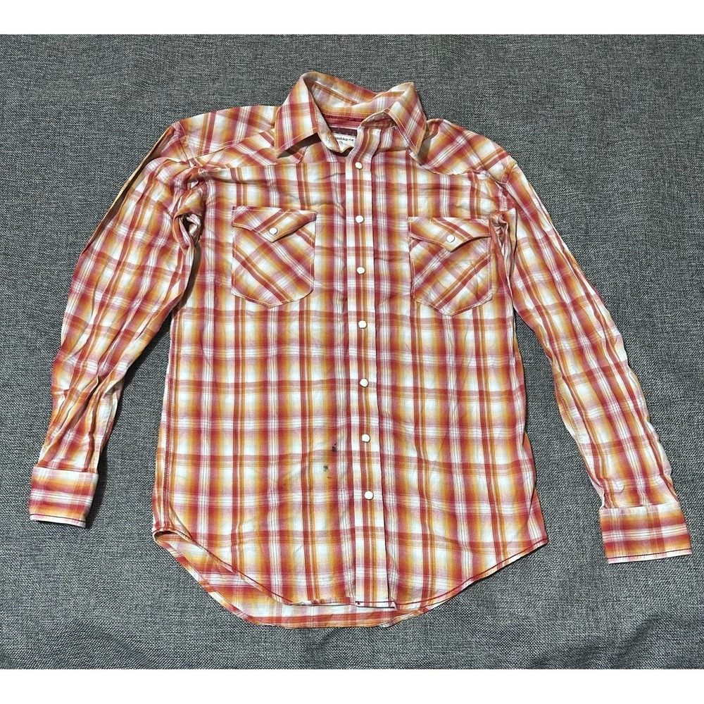 Panhandle Men's S Plaid Long Sleeve‎ Shirt
